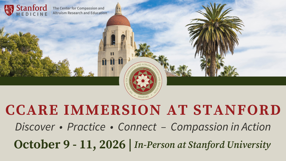 CCARE Immersion - The Center for Compassion and Altruism Research and ...